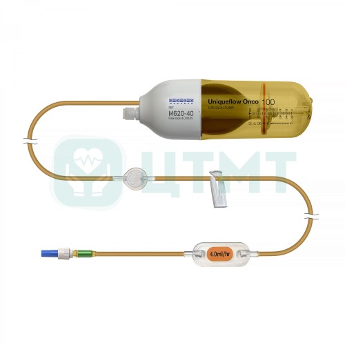 Помпа микроинфузионная Uniqueflow Onco с постоянной скоростью (скорость инфузии 2 мл/час, резервуарный баллон 100 мл)