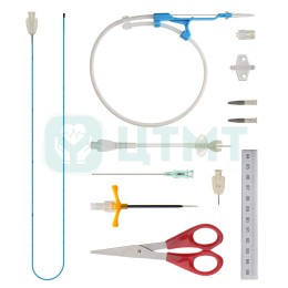 Набор для установки катетера венозного центрального периферически вводимого одноканального, 4 Fr х 60 см, катетер