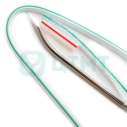 Катетер дренажный Ulmer СН10/75см/3,3мм/8см с троакаром