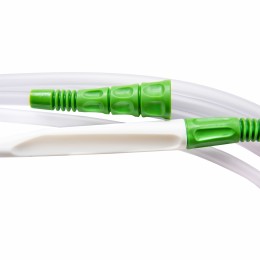 Устройство дренирующее OP-Flex для интраоперационной аспирации с соединительной трубкой CH24 3500мм, рукоять Yankauer CH20 с вакуум-контролем, 4 отверстия, изогнутый наконечник