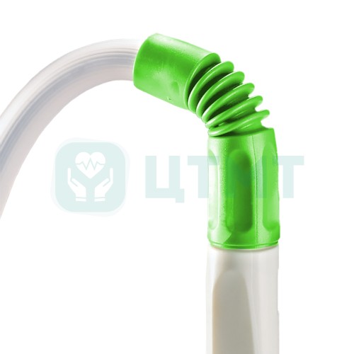 Устройство дренирующее OP-Flex для интраоперационной аспирации с соединительной трубкой CH24 3500мм, рукоять Yankauer CH22 с вакуум-контролем, 4 отверстия, изогнутый наконечник