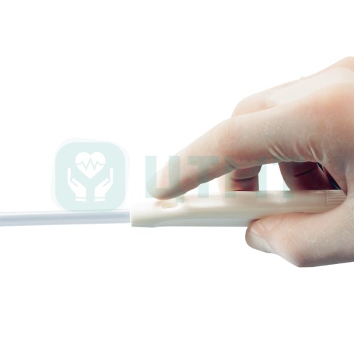 Устройство дренирующее OP-Flex для интраоперационной аспирации с соединительной трубкой CH24 3500мм, рукоять Yankauer CH22 с вакуум-контролем, 4 отверстия, изогнутый наконечник