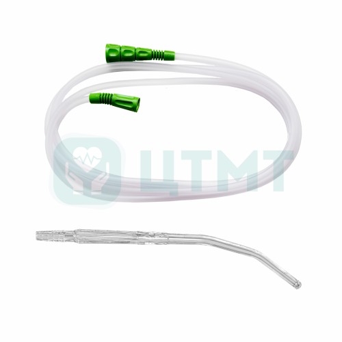 Наконечник для аспирации типа "Янкауэр" со стандартным концом с вакуум-контролем и аспирационный соединительный шланг 300 см, 160153-160109