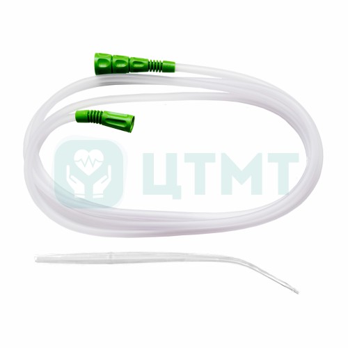 Наконечник для аспирации типа "Янкауэр" с узким концом с вакуум-контролем и аспирационный соединительный шланг 200 см