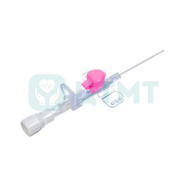 Катетер в/в с защитным устройством и технологией иглы «Адва» 20Gx32 мм, полиуретан, POLYSAFETY ADVA, 6 р/к полосы