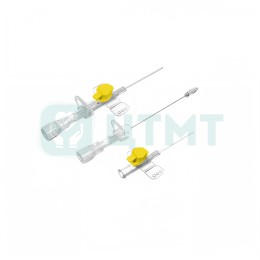 Катетер в/в с крыльями, без порта 24Gx19 мм, полиуретан POLYSAFETY BC 6 р/к полос