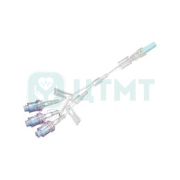 Линии инфузионные Safe Conekt - Trio на три подключения через луер-лок клапан 1x2 мм, L-15 см