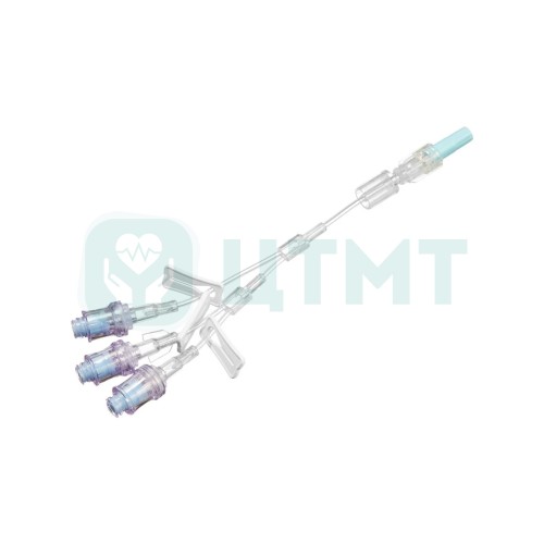 Линии инфузионные Safe Conekt - Trio на три подключения через луер-лок клапан 1x2 мм, L-15 см