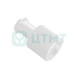 Заглушка инфузионная универсальная белая с 36 ребрами