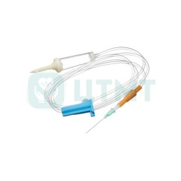 Набор для инфузии внутривенных жидкостей с воздуховодом Polyfusion, 21G L-150 см без DEHP