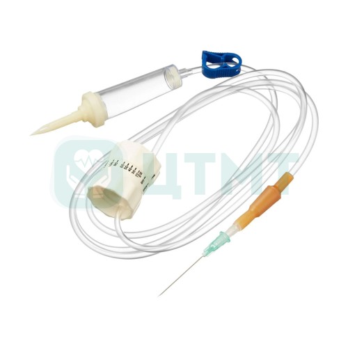 Набор для инфузии с регулятором потока Polytrol, G21x150 см, без воздушного клапана, без DEHP