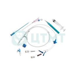 Набор для катетеризации центральных вен «Novocent Pro duo», 5FR /20G(P)-18G(D), L-130 мм (двупросветный)
