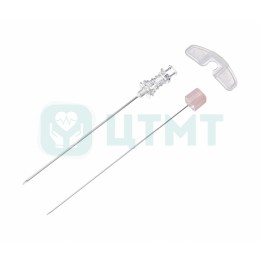 Игла спинальная тип среза Квинке 22G, L-89 мм с иглой интродьюсером 18G, L-38 мм