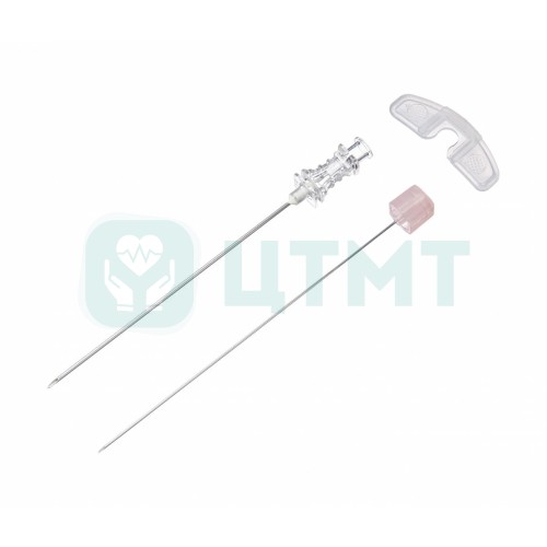 Игла спинальная тип среза Квинке 22G, L-89 мм с иглой интродьюсером 18G, L-38 мм
