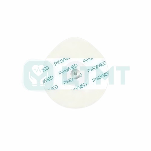 ЭКГ электрод одноразовый, жидкогелевый, 50х48 мм, защелка из нержавеющей стали, на тканевой основе