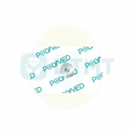 ЭКГ электрод одноразовый, жидкогелевый, 40х36 мм, защелка из нержавеющей стали, на вспененной основе