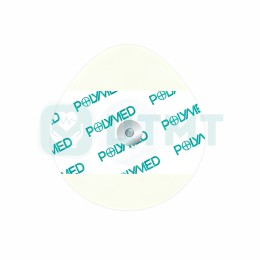 ЭКГ электрод одноразовый, твердогелевый, 45х42 мм, защелка рентгенопрозрачная, на пленочной основе