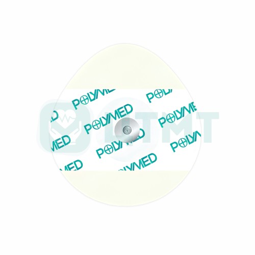 ЭКГ электрод одноразовый, твердогелевый, 45х42 мм, защелка рентгенопрозрачная, на пленочной основе