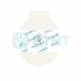 ЭКГ электрод одноразовый, твердогелевый, 50х36 мм, защелка из нержавеющей стали, на вспененной основе