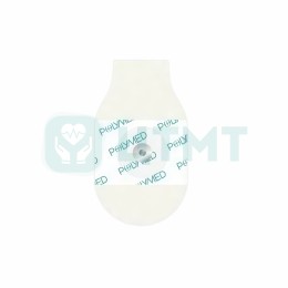 ЭКГ электрод одноразовый, твердогелевый, 51х33 мм, защелка из нержавеющей стали, на вспененной основе