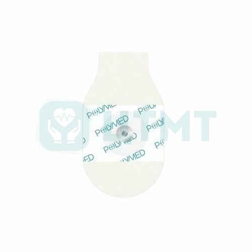 ЭКГ электрод одноразовый, твердогелевый, 51х33 мм, защелка из нержавеющей стали, на вспененной основе