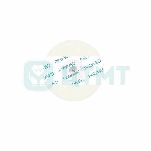 ЭКГ электрод одноразовый, твердогелевый, Ø30 мм, защелка рентгенопрозрачная, на вспененной основе