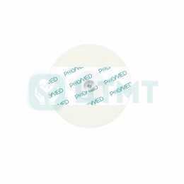 ЭКГ электрод одноразовый, твердогелевый, Ø40 мм, защелка из нержавеющей стали, на тканевой основе