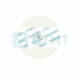 ЭКГ электрод одноразовый, твердогелевый, Ø55 мм, защелка рентгенопрозрачная, на вспененной основе