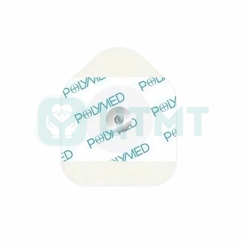 ЭКГ электрод одноразовый, твердогелевый, 40х36 мм, защелка из нержавеющей стали, на вспененной основе