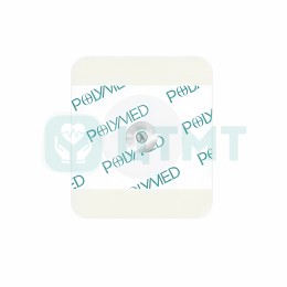 ЭКГ электрод одноразовый, твердогелевый, 40х32 мм, защелка из нержавеющей стали, на вспененной основе