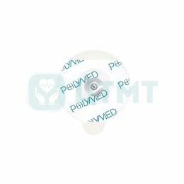 ЭКГ электрод одноразовый, твердогелевый, 35х30 мм, защелка из нержавеющей стали, на вспененной основе