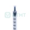 Инсулиновый шприц 1 мл, U-100, игла 27G ½" (0,4 x 13 мм), тонкая, Luer Slip, стерильный